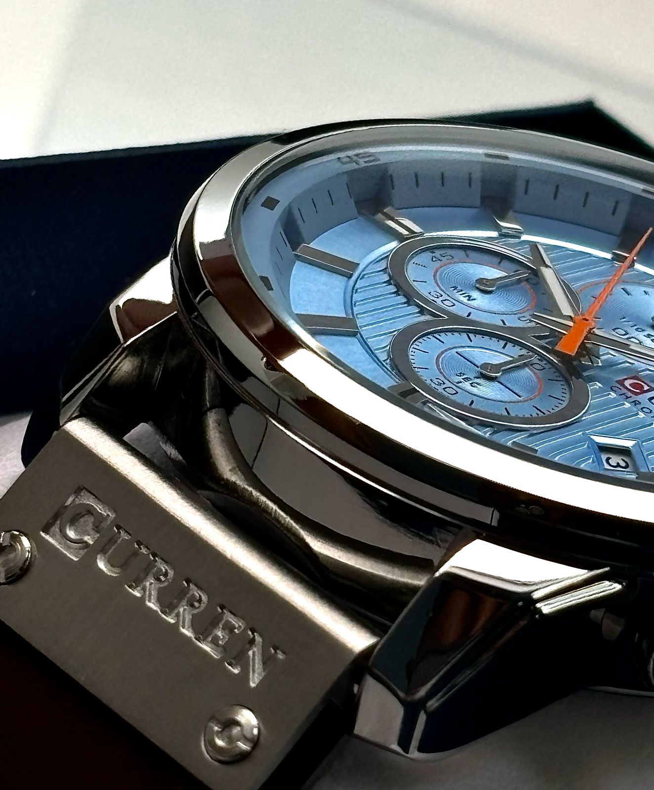 Reloj Curren 8291 PulsoCuero Café BlackD